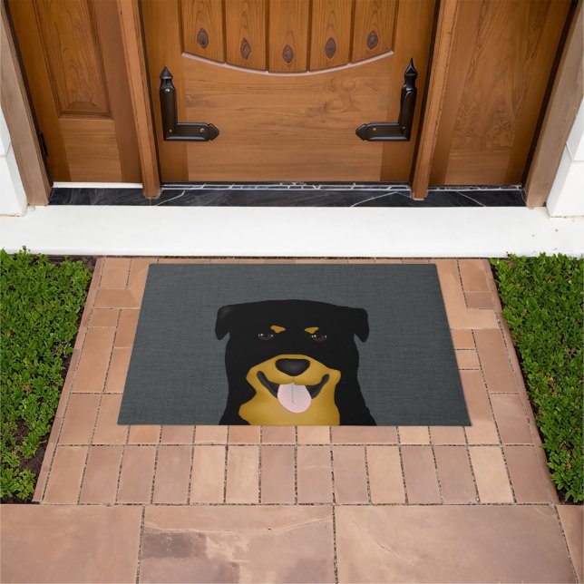 Paillasson Porteur Rottweiler (De plein air)