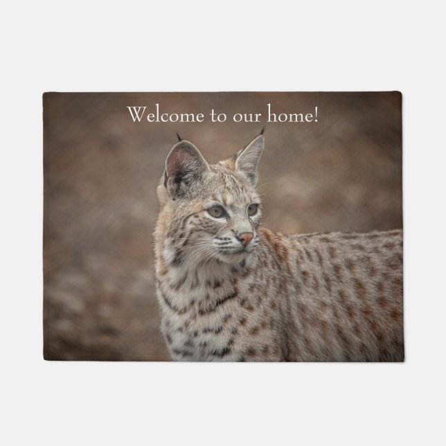 Paillasson Portrait d'un Bobcat (Devant)
