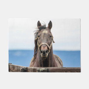 Paillasson Portrait d'un cheval