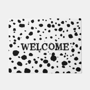 Paillasson Ports de Chien Dalmatien Mat d'accueil personnali