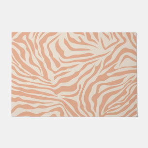 Paillasson Poster de animal Beige Zebra Stripes