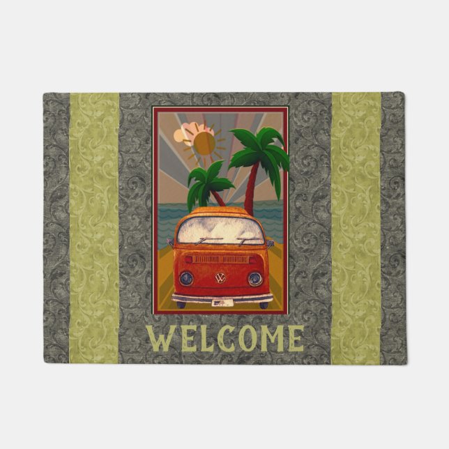 Paillasson Poster : Travel California Doormat (Devant)