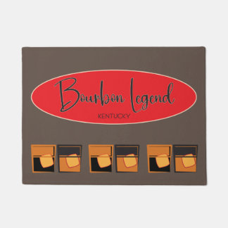 Paillasson Pot de porte - Bourbon Legend Oval et Bourbons