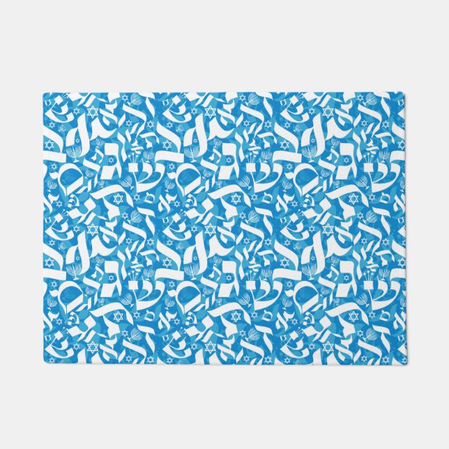 Paillasson Pot-lettres hébreu - Tailles Customisées - Cadeaux (Devant)