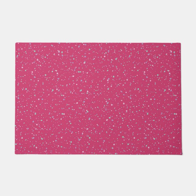 Paillasson Pots de peinture Pastel Raspberry Pink (Devant)