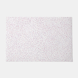 Paillasson Pots de pois rose et violet doux au Berry