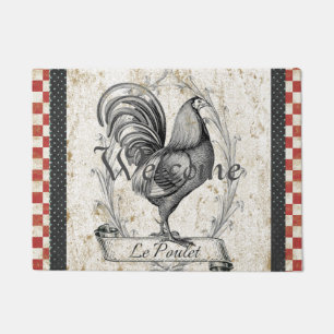 Paillasson Poulet vintage