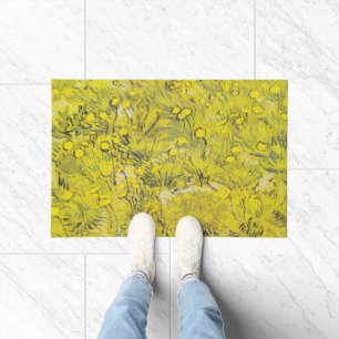Paillasson Prairie de Van Gogh - Fleurs sauvages jaune vif