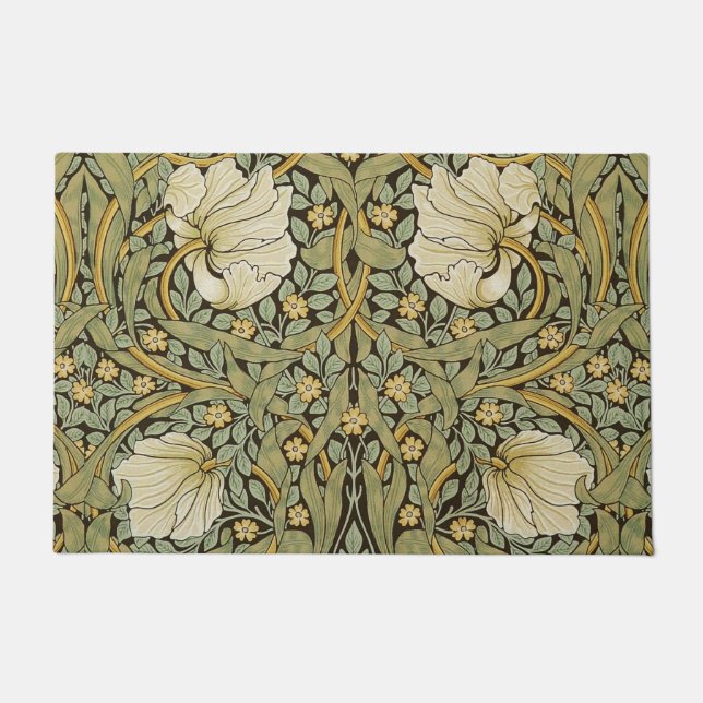 Paillasson Pre-Raphaelite de cru de mouron de William Morris (Devant)