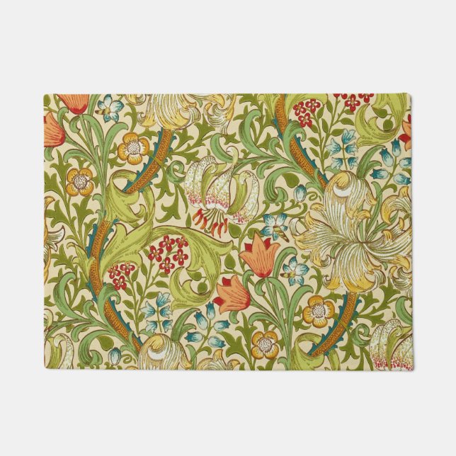 Paillasson Pre-Raphaelite d'or de cru de lis de William (Devant)
