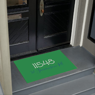 Paillasson Preppy Code postal Adresse de rue Porte personnali