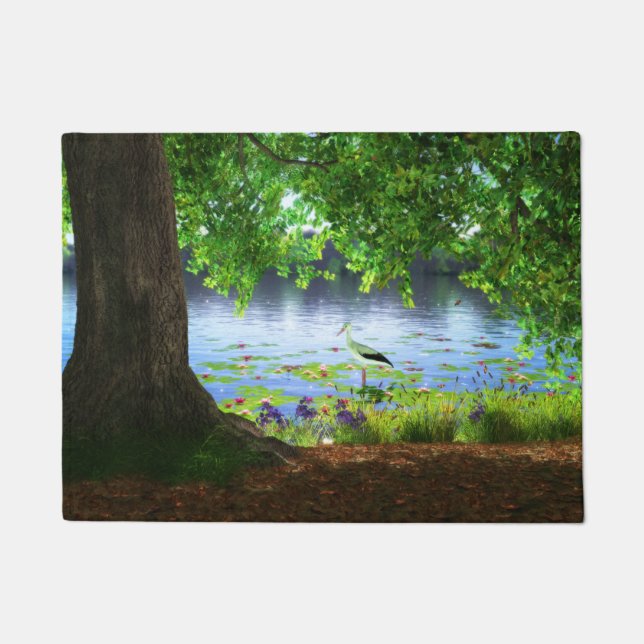 Paillasson Près de la natte immobile de l'eau (Devant)