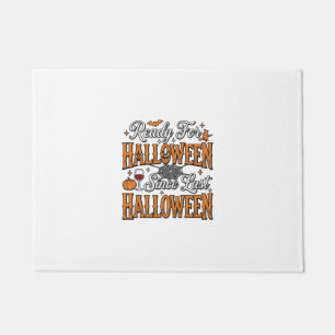Paillasson Prêt pour Halloween Vintage Gravure Design de T-Sh