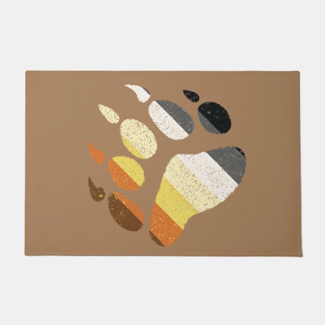 Paillasson Prière de l'ours Paw détendu (Devant)