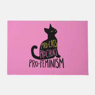 Paillasson Pro-chats Pro-choix pro-féminisme