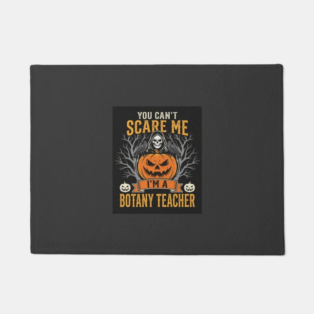 Paillasson Professeur de botanique d'Halloween squelette Citr (Devant)
