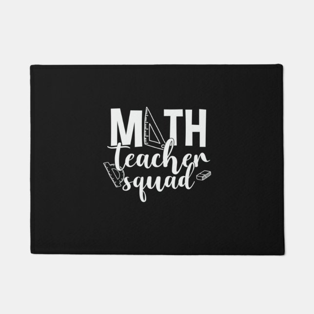 Paillasson Professeur de mathématiques Équipe d'enseignants d (Devant)