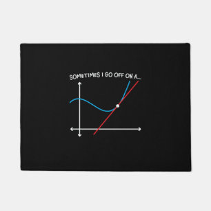 Paillasson Professeur De Mathématiques Parfois Je Pars