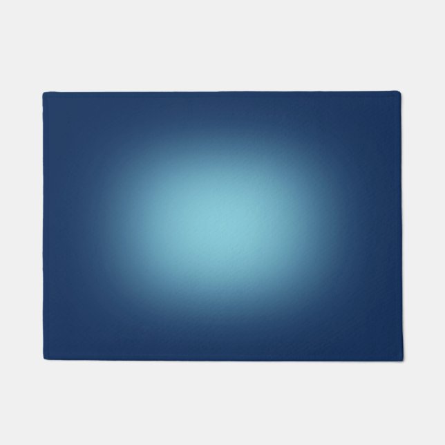 Paillasson Projecteur blanc sur fond bleu (Devant)