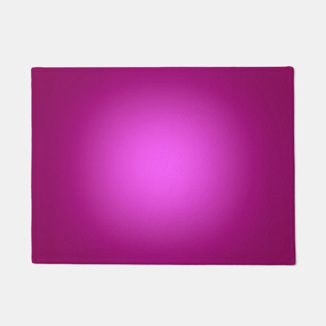 Paillasson Projecteur blanc sur fond rose (Devant)