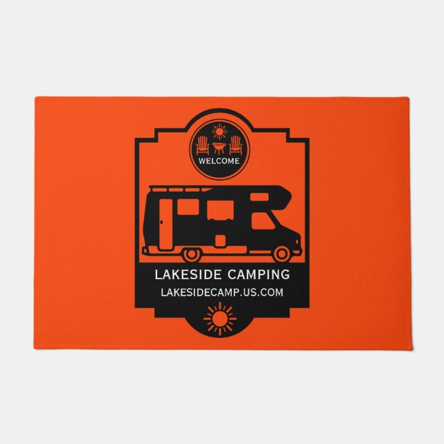 Paillasson Promotion du camping Caravan (Devant)