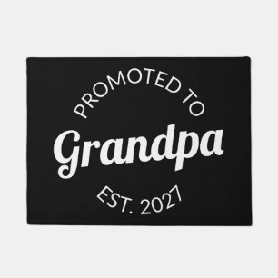 Paillasson Promu Grand-papa dès 2027 Nouveau Papa Je suis