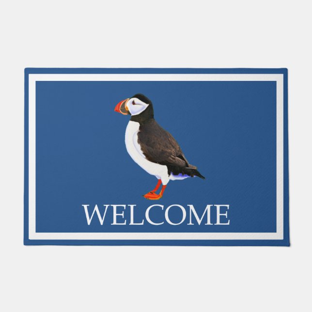 Paillasson Puffin Atlantique - Bienvenue (Devant)