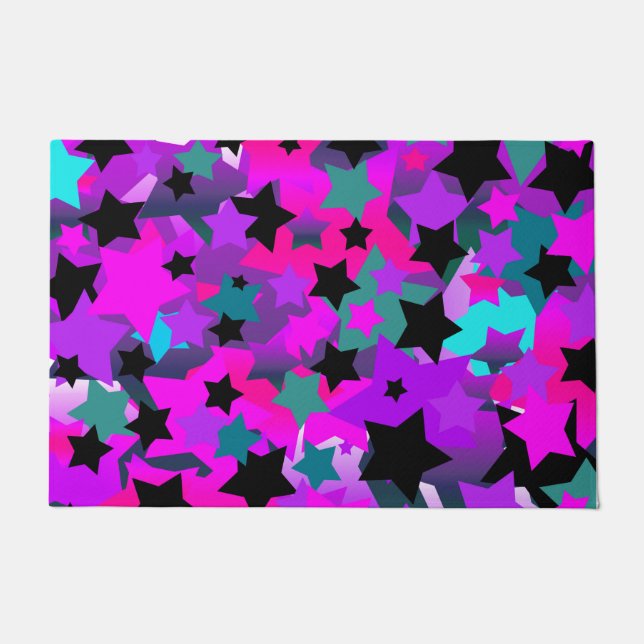 Paillasson Punk Rock Star Crazy (Devant)