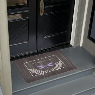Paillasson Purple dragonfly Russe Personnalisé mat Doormat