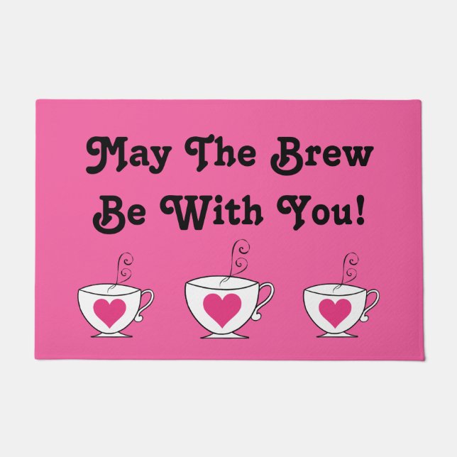 Paillasson "Que La Brasserie Soit Avec Vous !" (Devant)