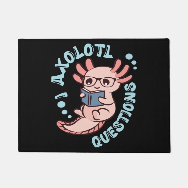 Paillasson Questions sur l'Axolotl (Devant)