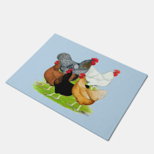 Paillasson Quintette de poulet liée au sexe