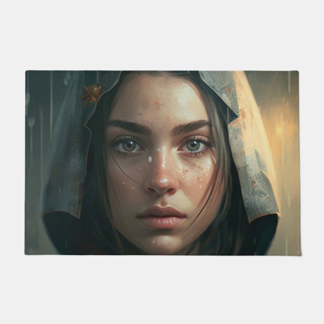 Paillasson Rain hood girl (Devant)