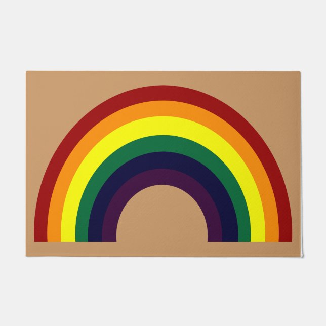 Paillasson Rainbow Design Mat, chambre pour enfants (Devant)
