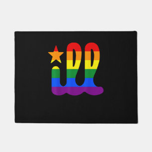 Paillasson Rainbow Pride Amour ill Philadelphia Philly Gay Pr