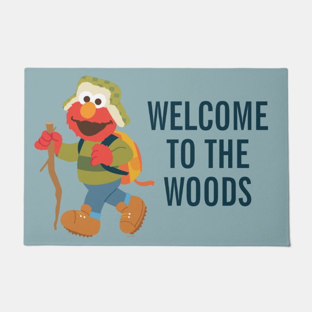 Paillasson Randonnée dans les bois d'Elmo | Ajouter votre mes (Devant)