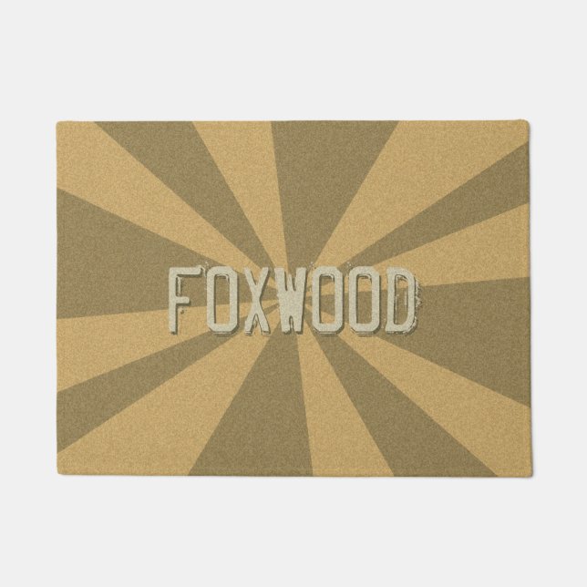 Paillasson Rayons graphiques personnalisables n'importe quell (Devant)