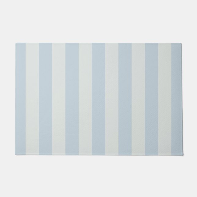 Paillasson Rayures bleu clair (Devant)