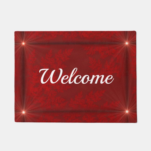 Paillasson Red Velvet Starburts Welcome Doormat (Devant)
