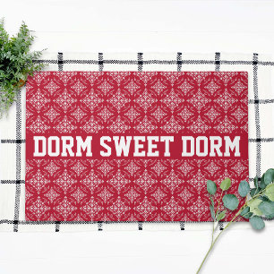 Paillasson Red White College Cool Fun Dorm School Home