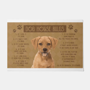 Paillasson Règlement Rhodesian Ridgeback Dog House, S'Il A Éc