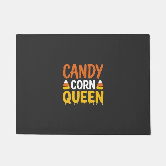 Paillasson Reine Candy Corn Graphique Halloween_1 (Devant)