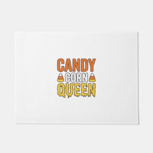Paillasson Reine de Candy Corn Design de T-Shirt Halloween Vi