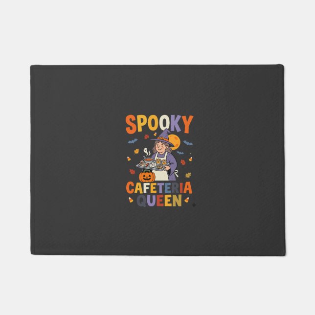 Paillasson Reine de la cantine d'Halloween (Devant)
