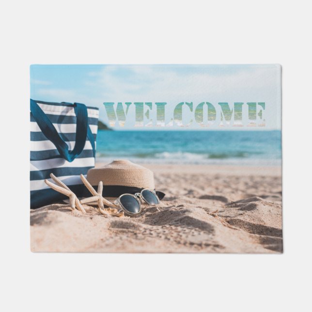 Paillasson Relax Bienvenue Plage   (Devant)