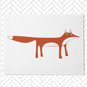 Paillasson Renard rouge