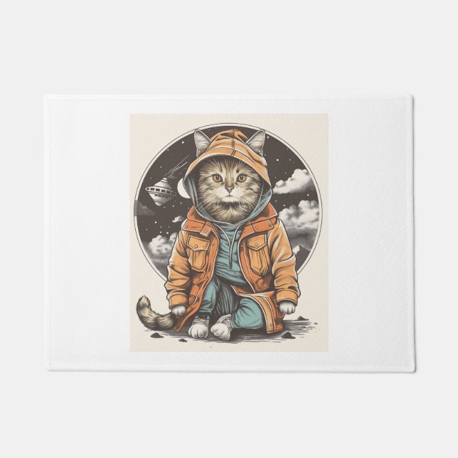 Paillasson Rencontre de chat (Devant)