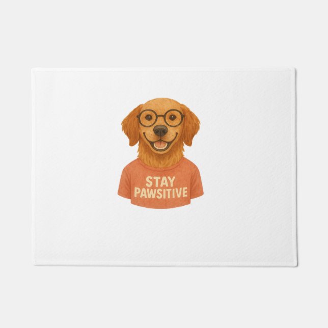 Paillasson Restez Pawsitive (Devant)