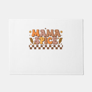 Paillasson Retro Automne Citrouille Thanksgiving Famille Mama