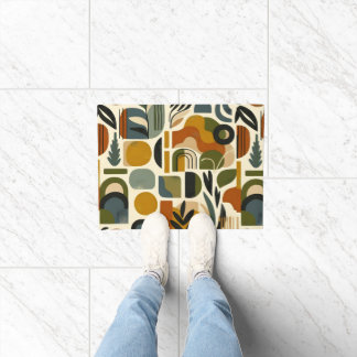 Paillasson Retro Botanica Geometrica